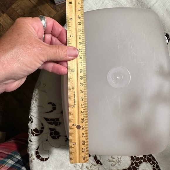 Tupperware Meat Keeper - Orange - Vintage - Picture 6 of 6